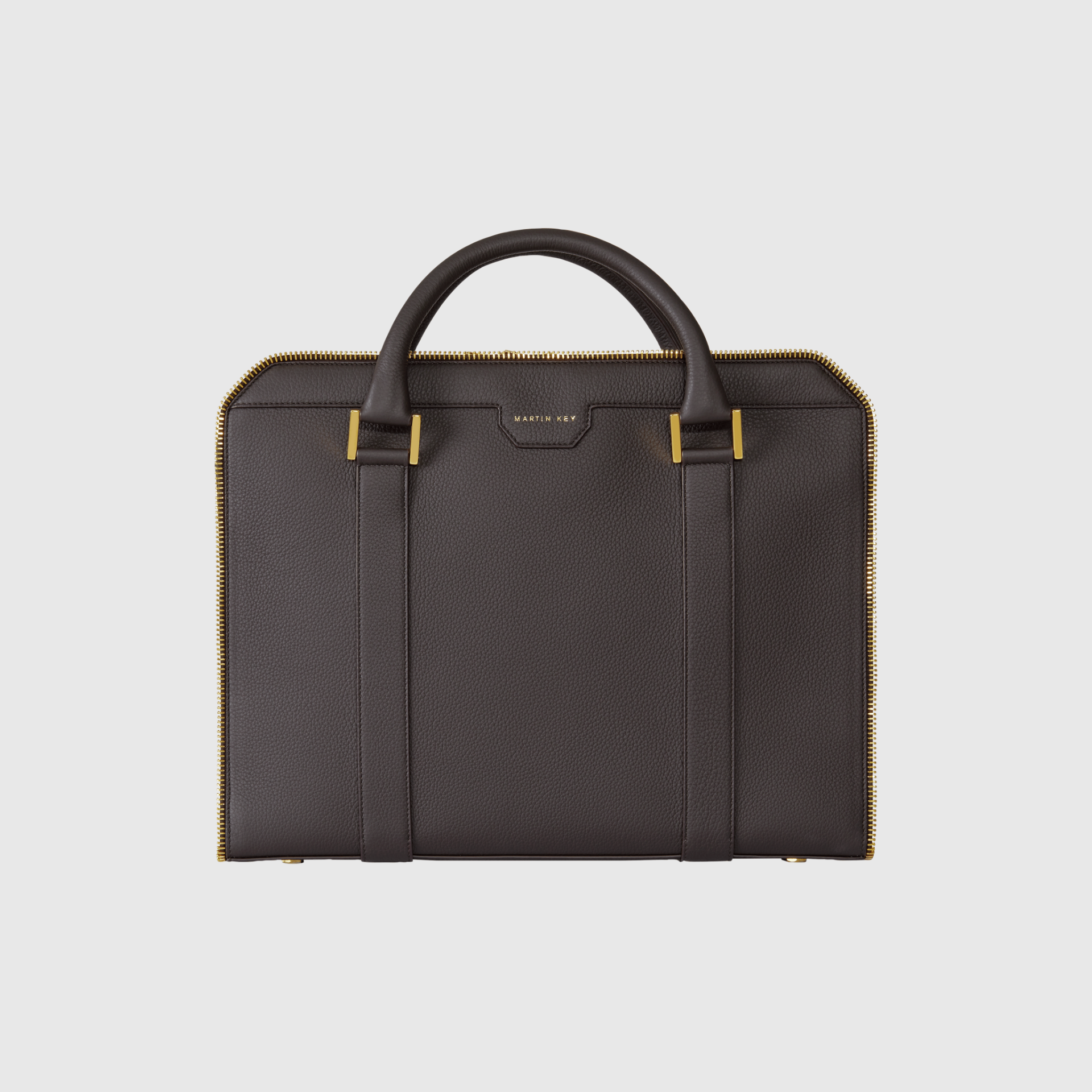 Mr London Bag Calf - Brown/Gold