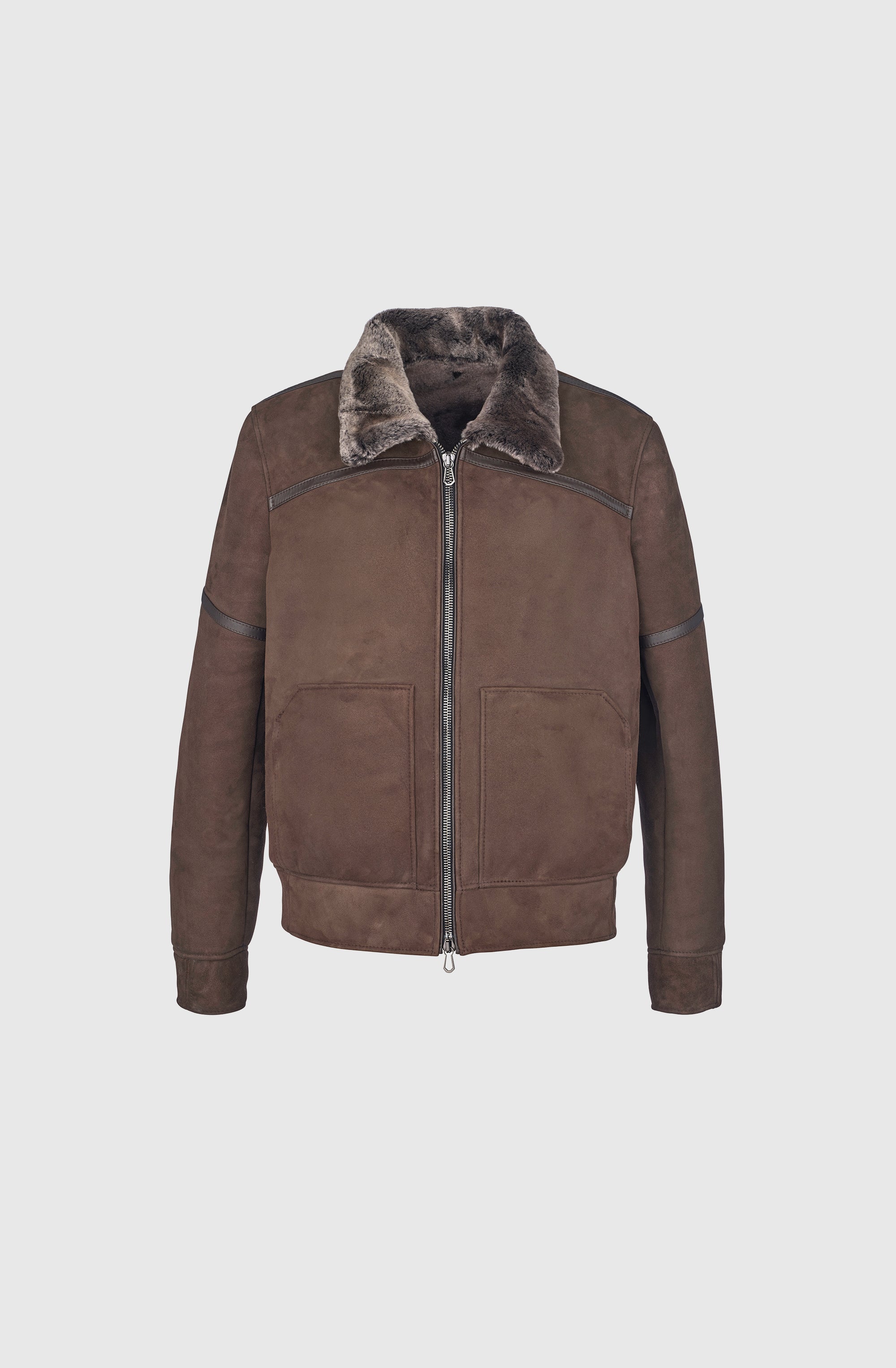 Mr Calgary Jacket Merino Wool - Brown