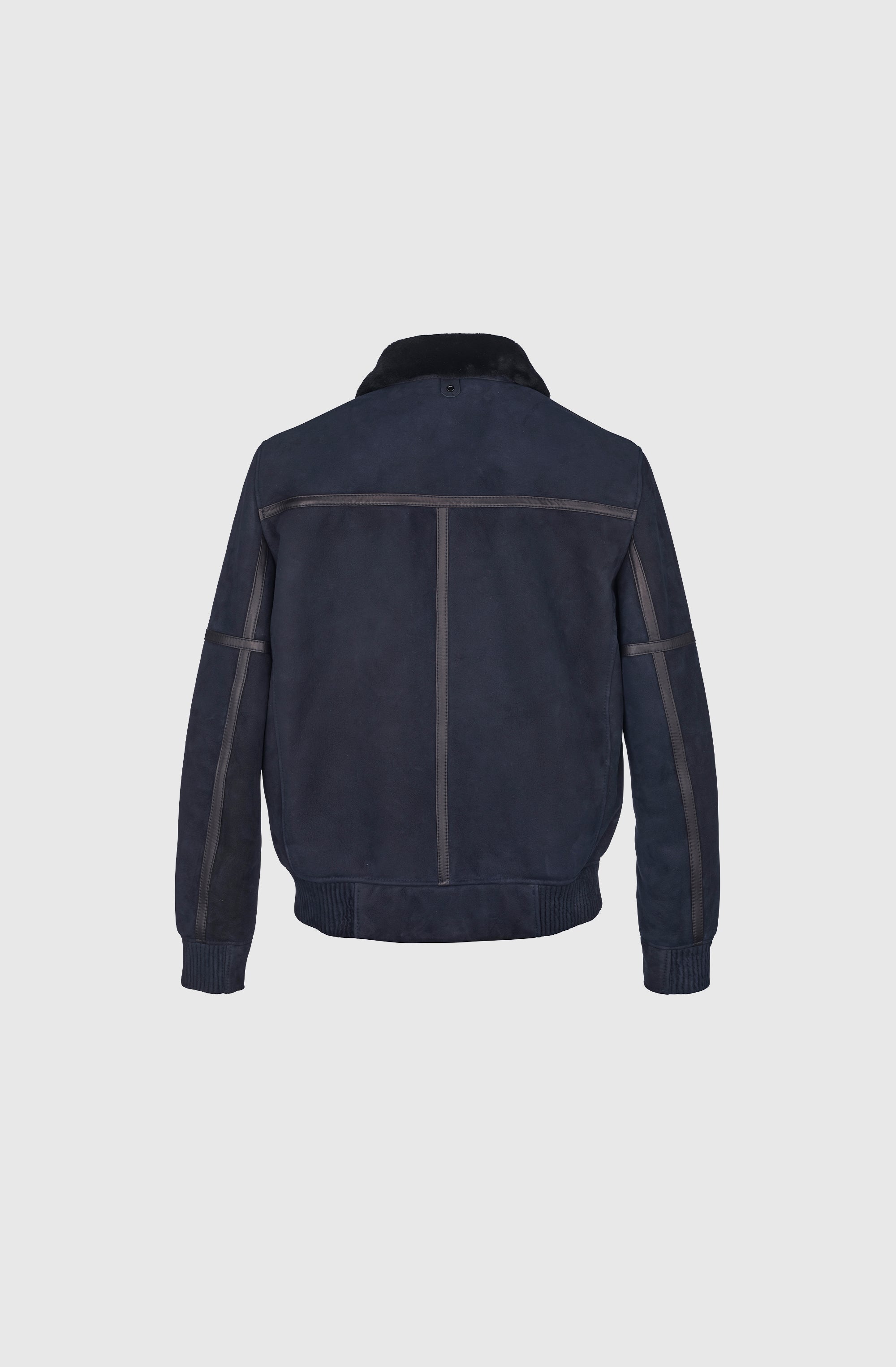 Mr Calgary Jacket Merino Wool - Navy