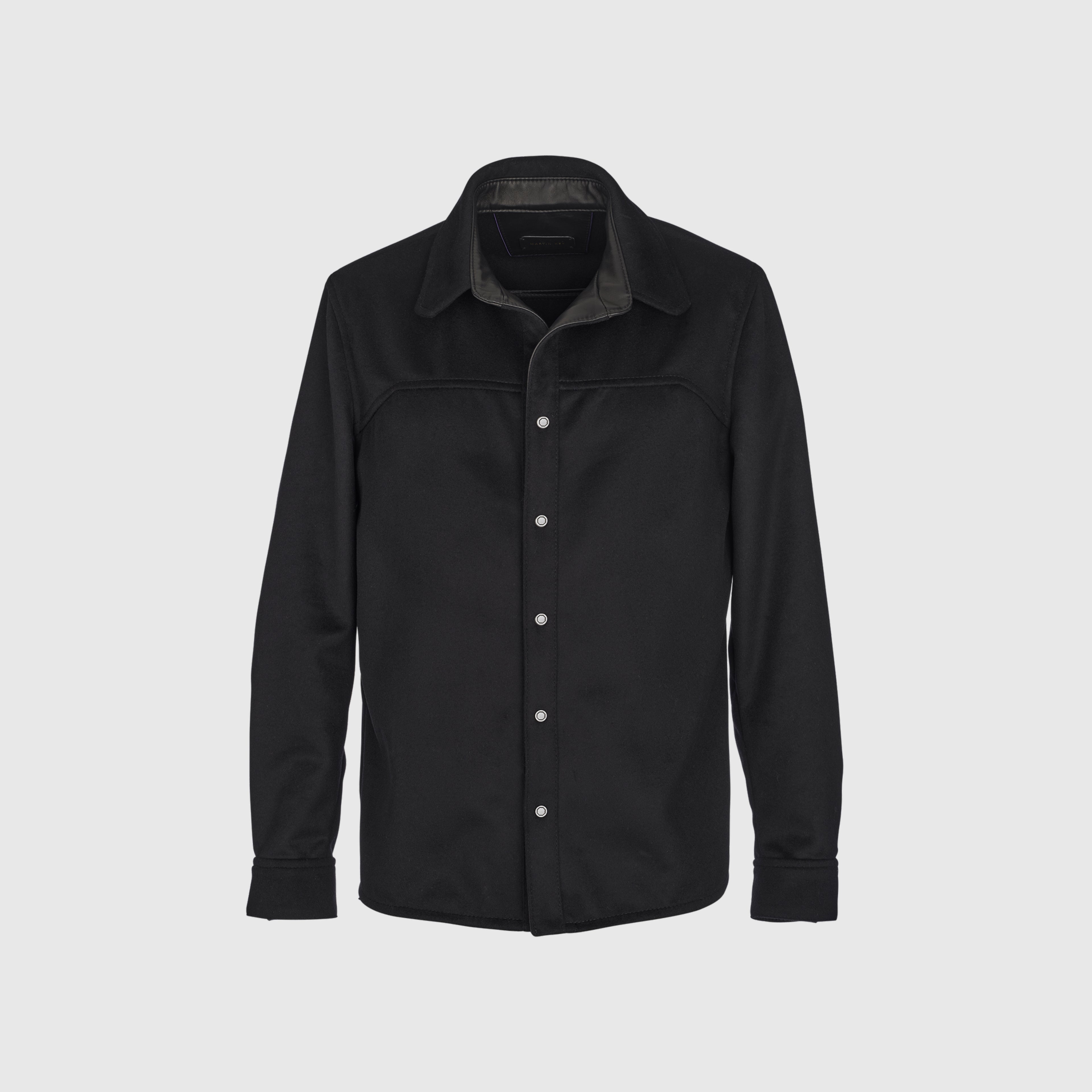 Mr Frankfurt Shirt Wool RTW – Black