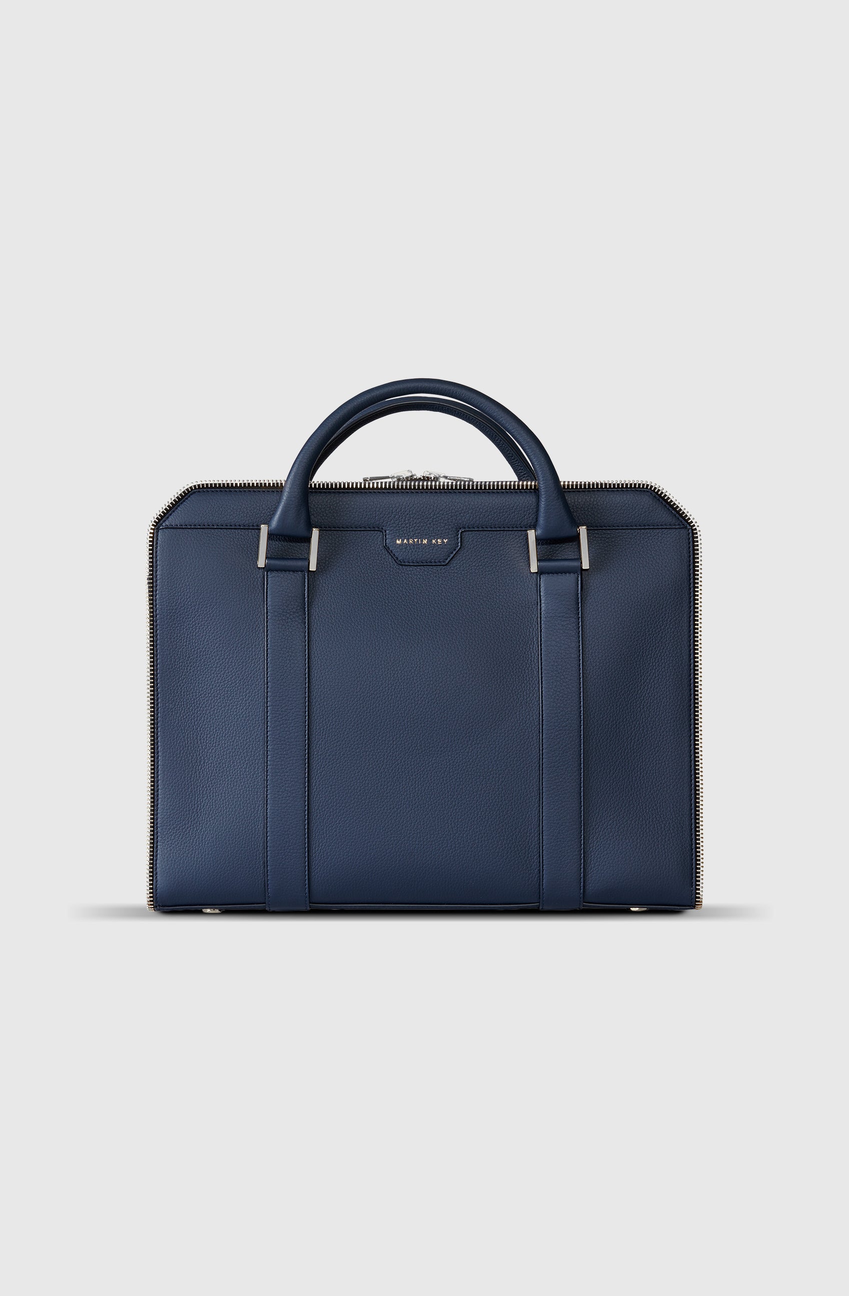 Mr London Bag Calf - Navy/GM