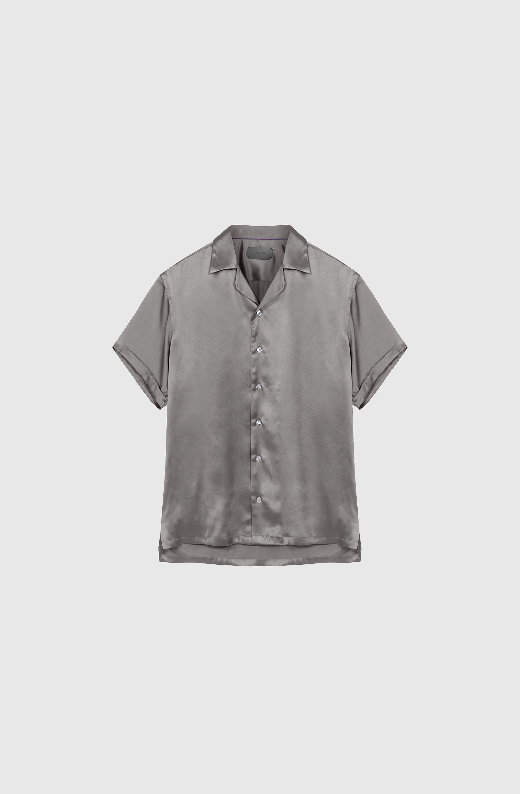 Mr Marbella Silk Shirt - Grey