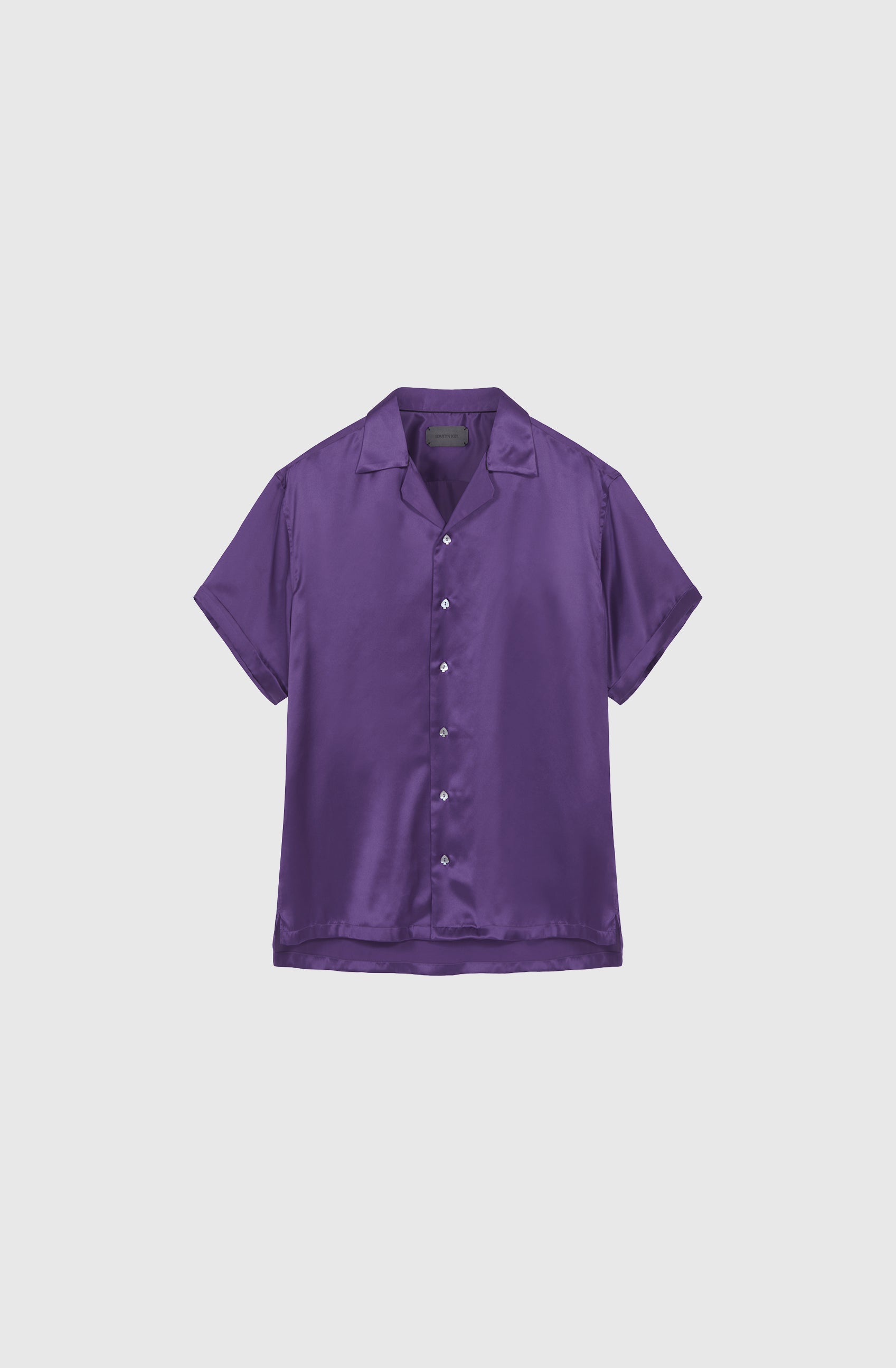 Mr Marbella Silk Shirt - Purple