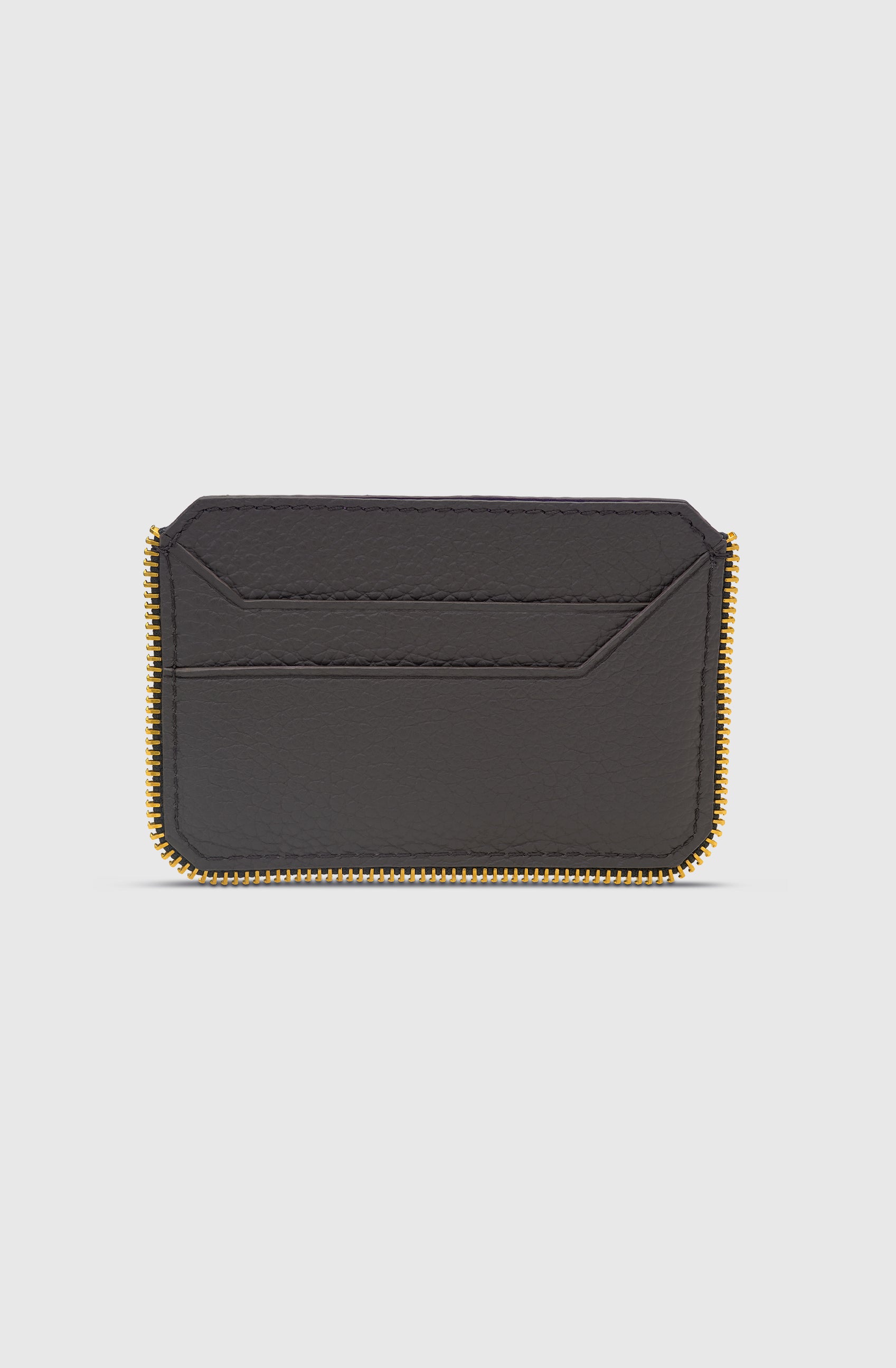Milano Cardholder Calf - Brown/Gold