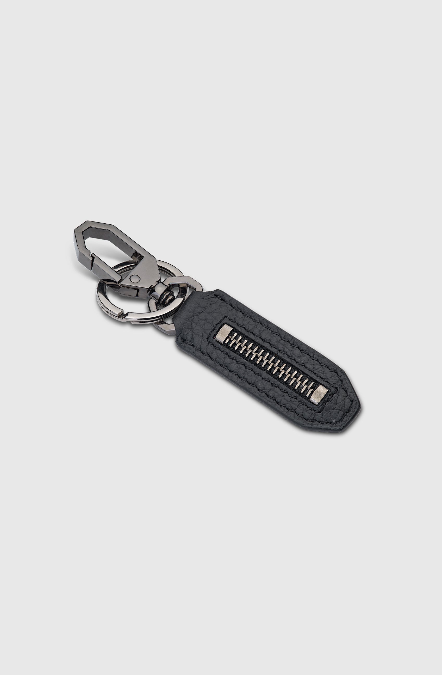 Monaco Key Chain Calf - Black/GM