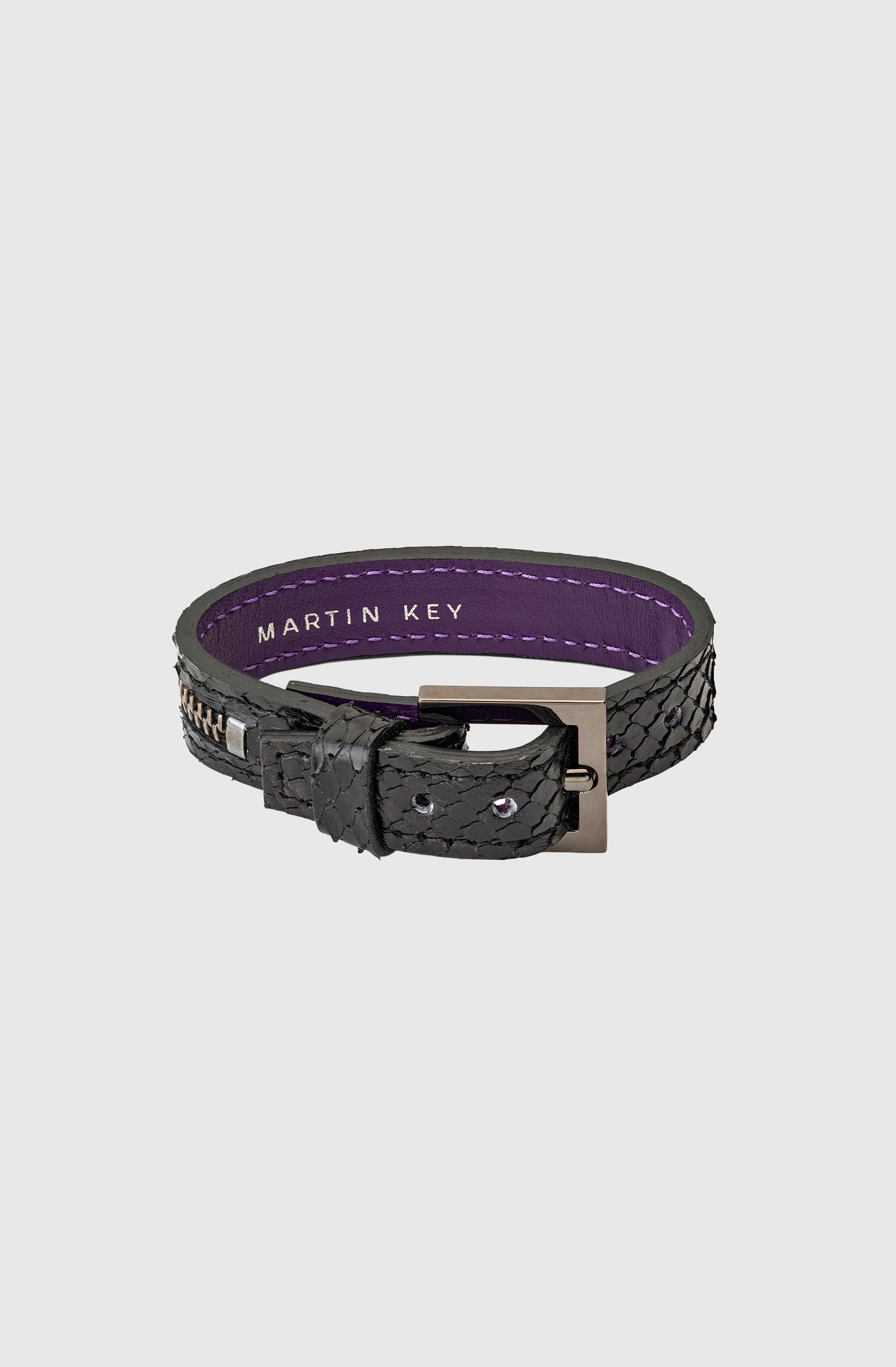Mr NY Single Bracelet Python - Black/GM