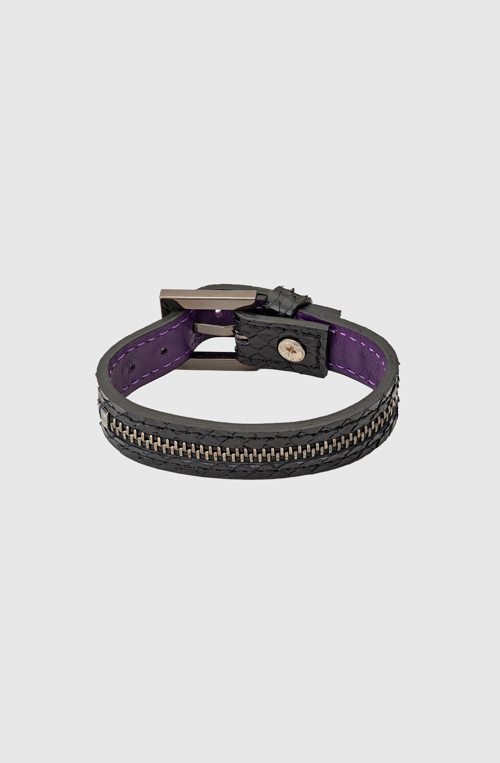 Mr NY Single Bracelet Python - Black/GM