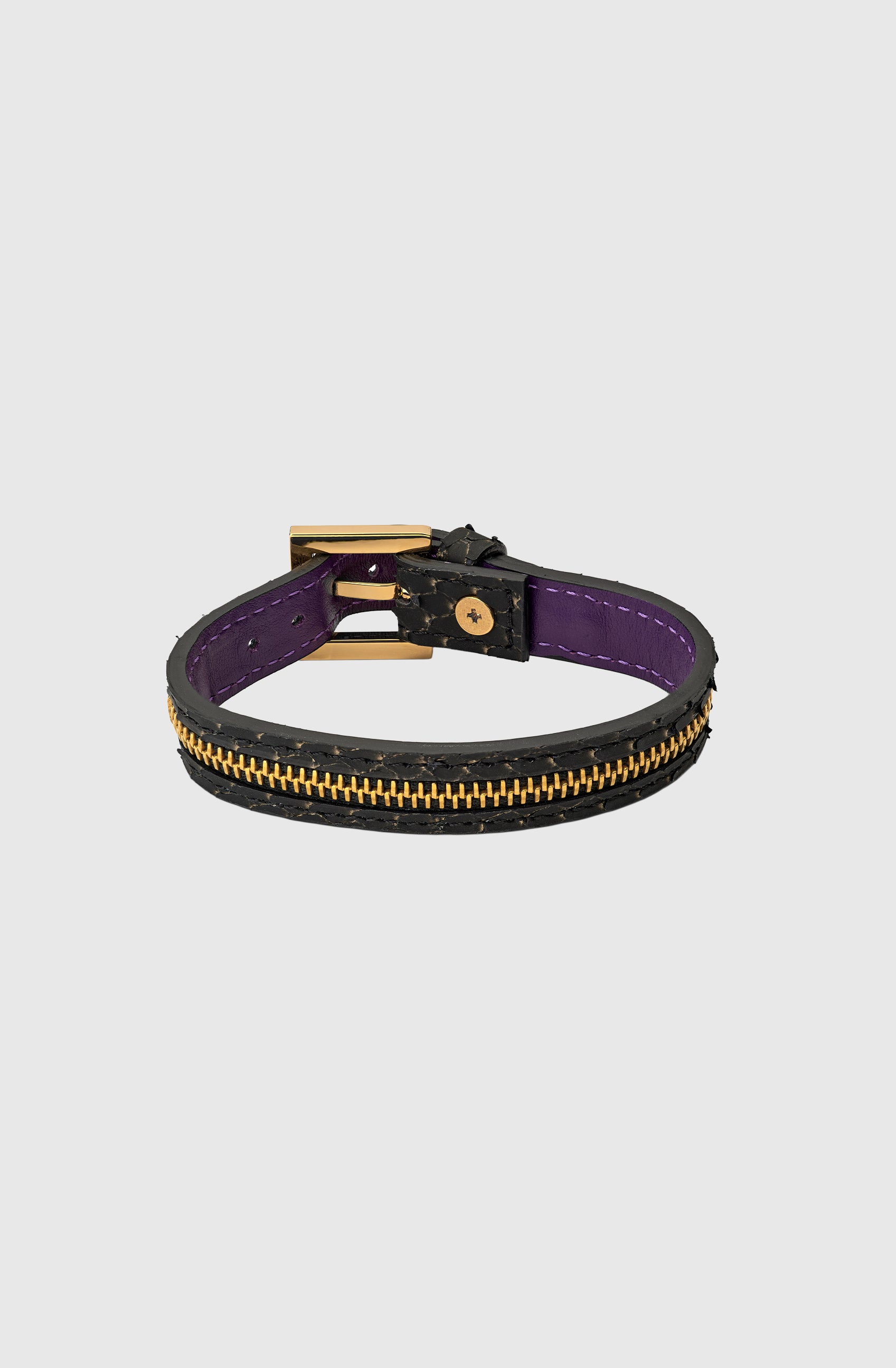 Mr NY Single Bracelet Python - Black/Gold