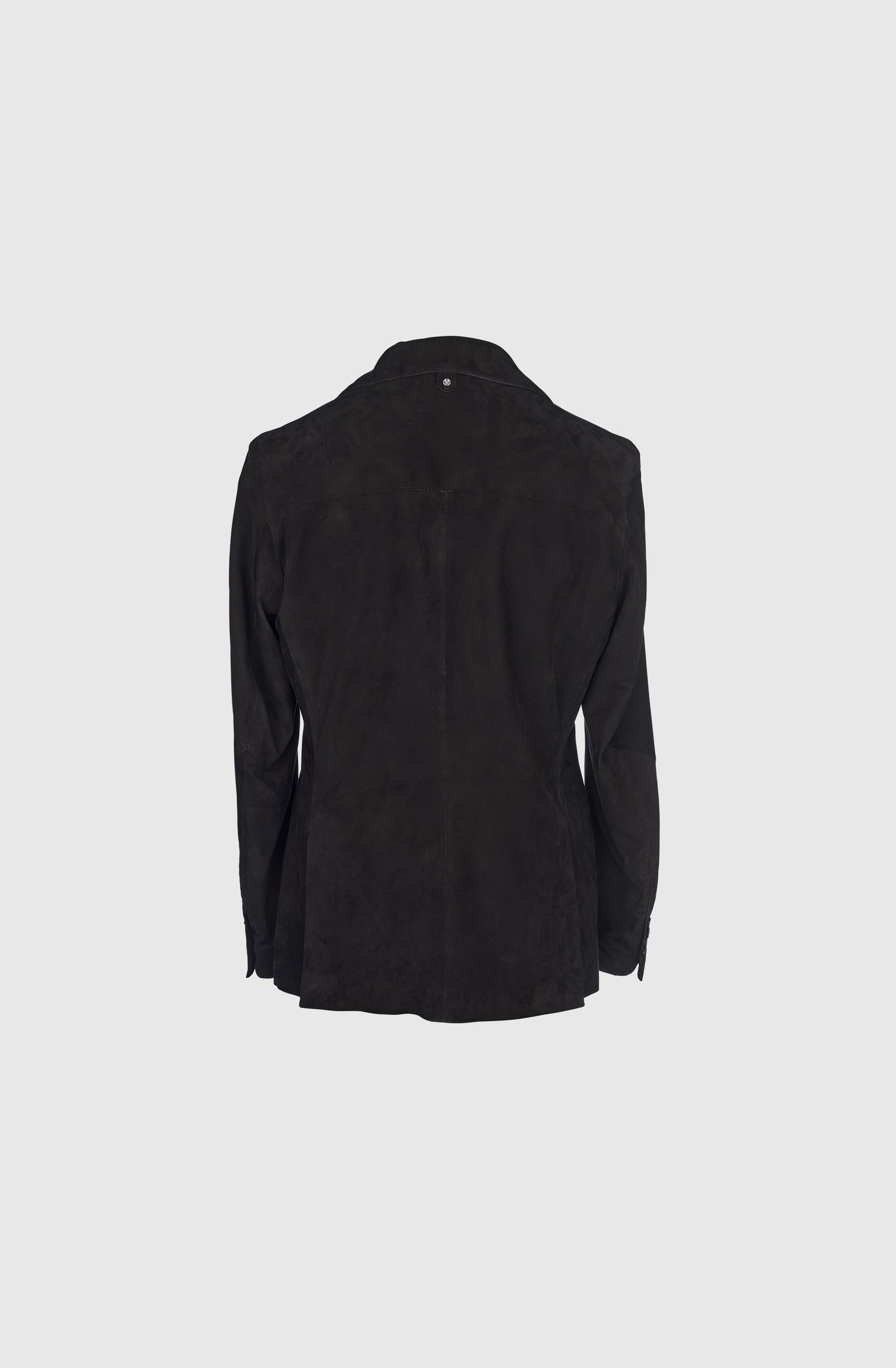 Mr Sandhamn Blazer Lux Suede - Black