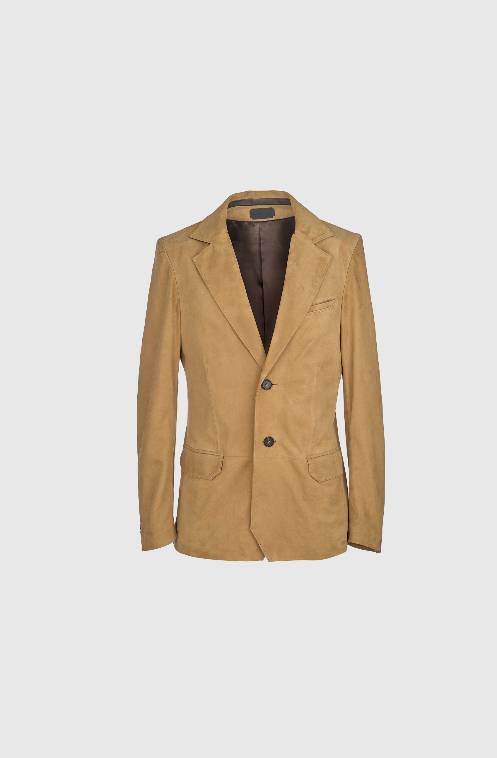 Mr Sandhamn Blazer Lux Suede - Beige