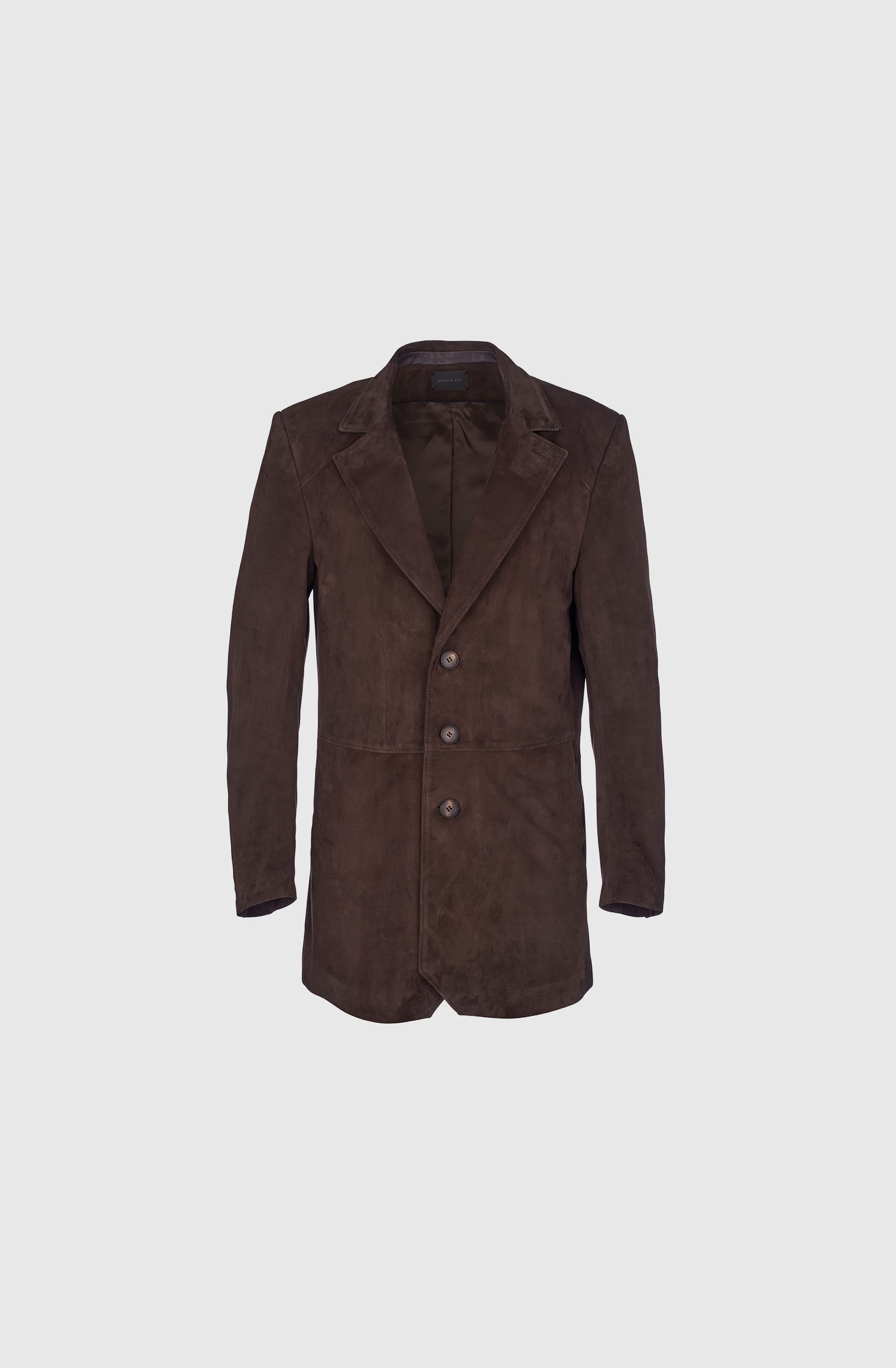 Mr Turin Coat Lux Suede - Brown