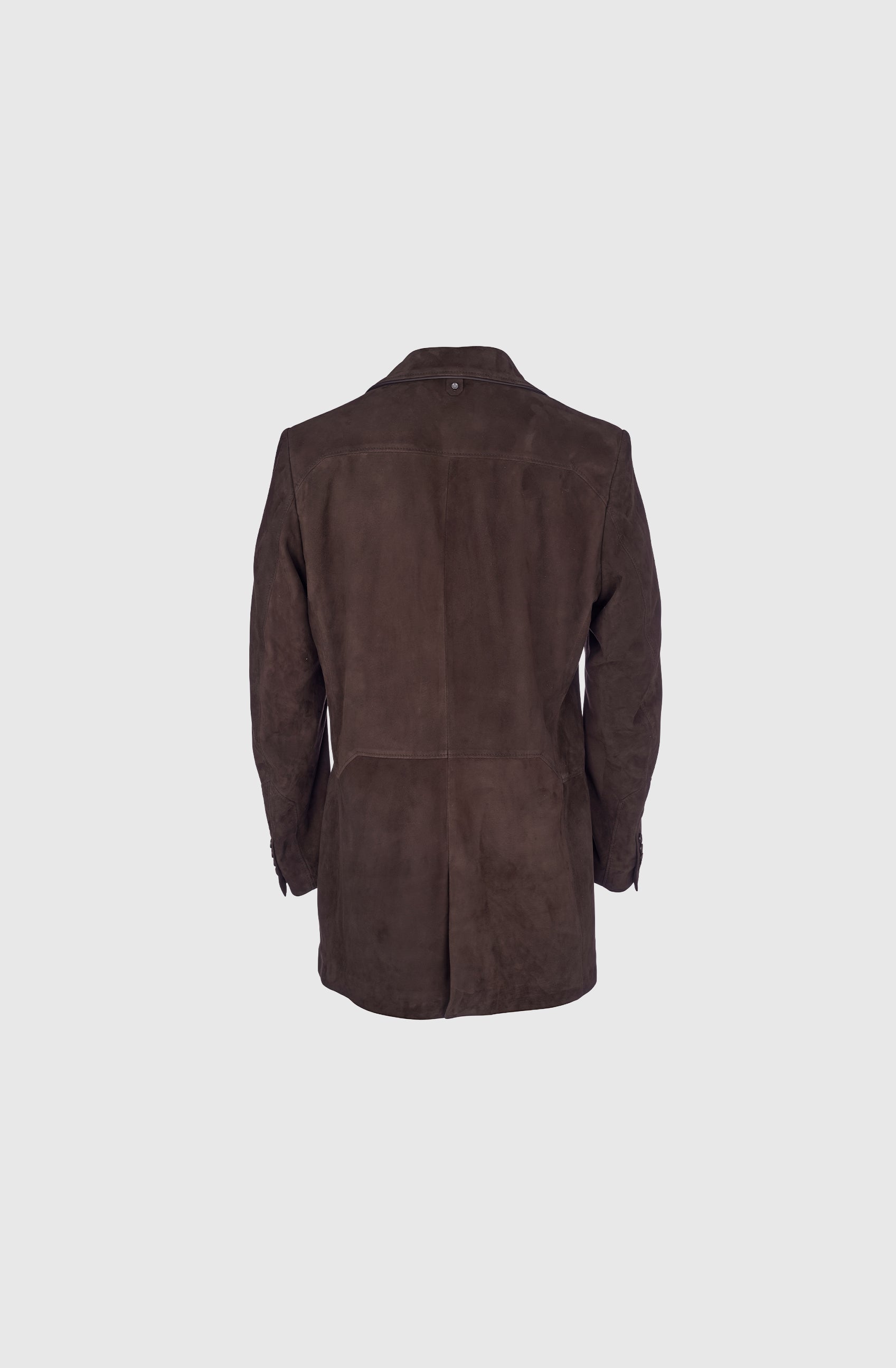 Mr Turin Coat Lux Suede - Brown