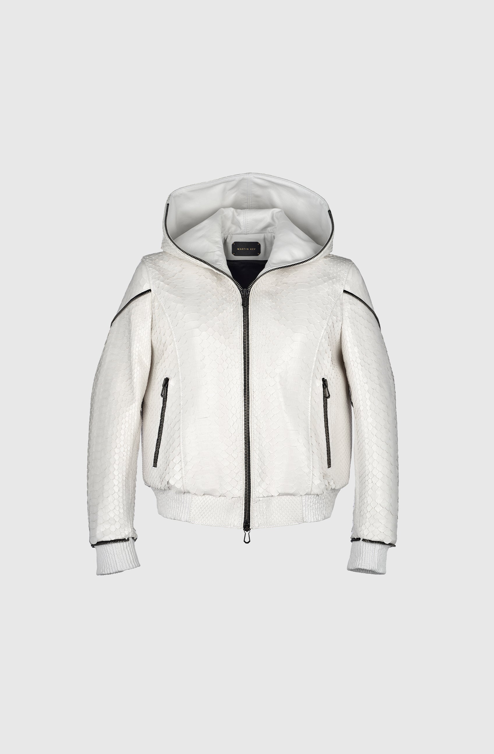 Ms Berlin Jacket Python - White
