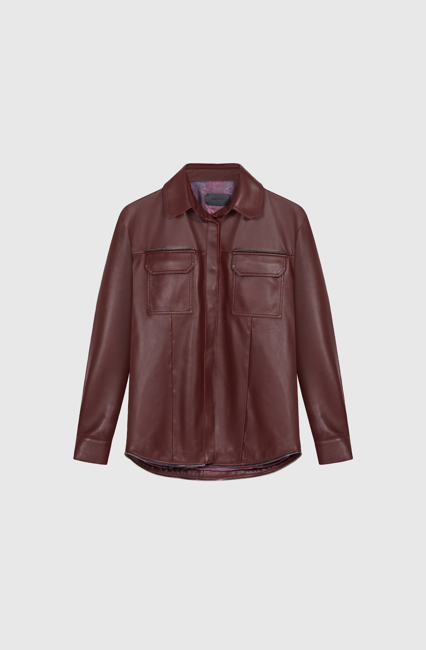 Ms Copenhagen Shirt Nappa - Wine