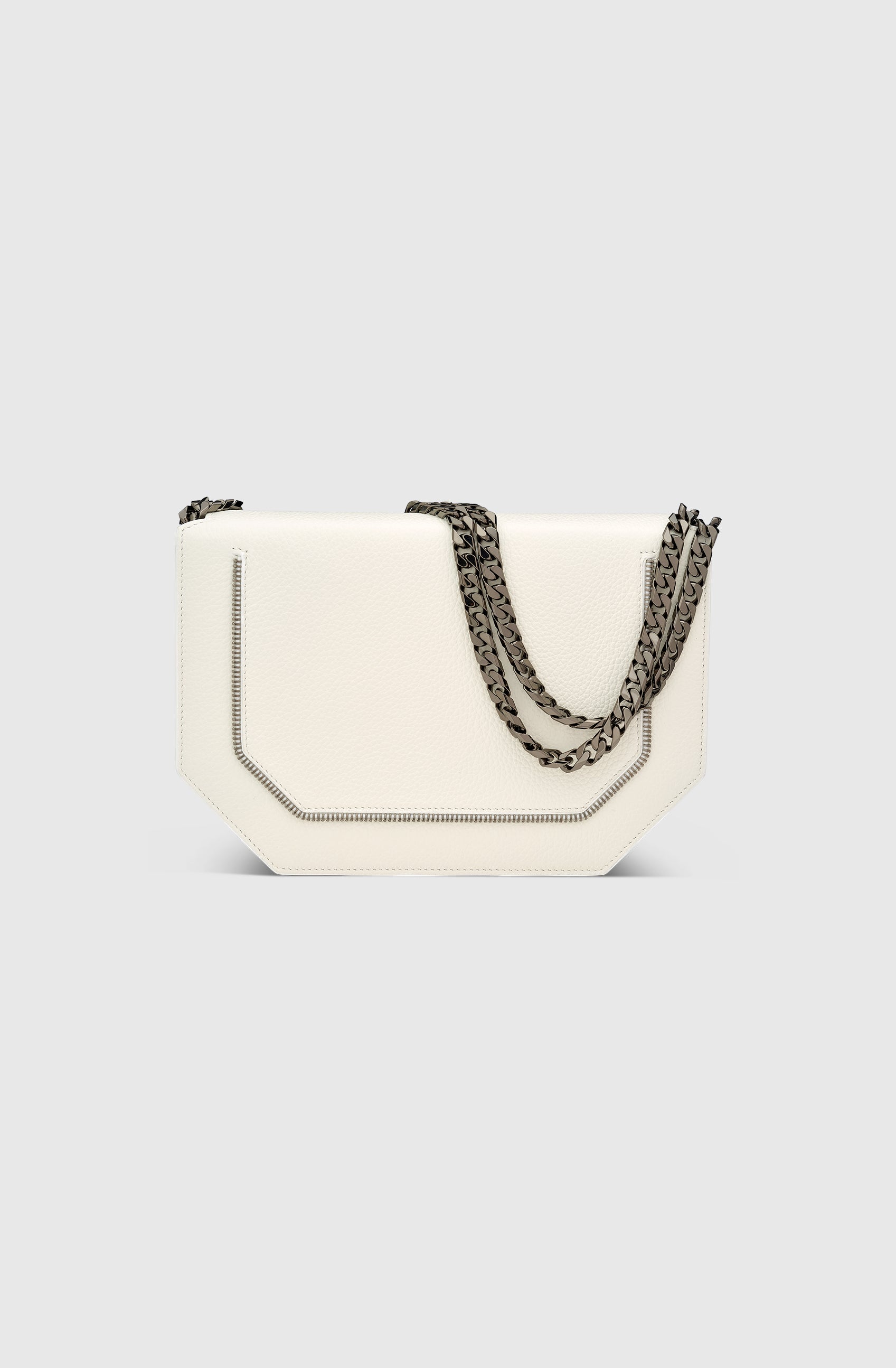 Ms Ibiza Envelope Bag Calf - White/GM