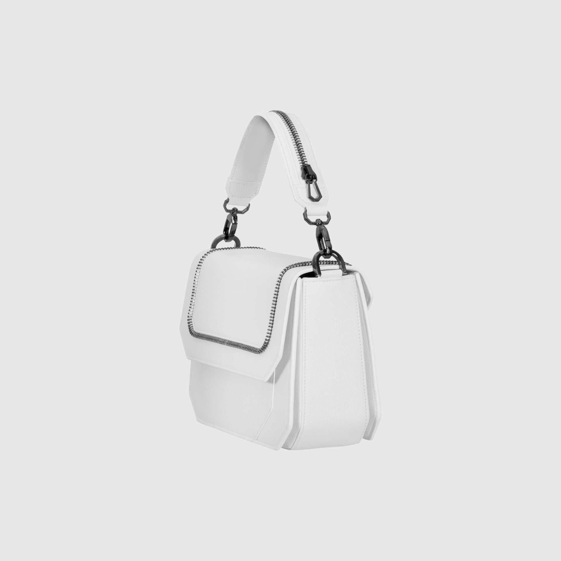 Ms Paris Bag Calf - White/GM
