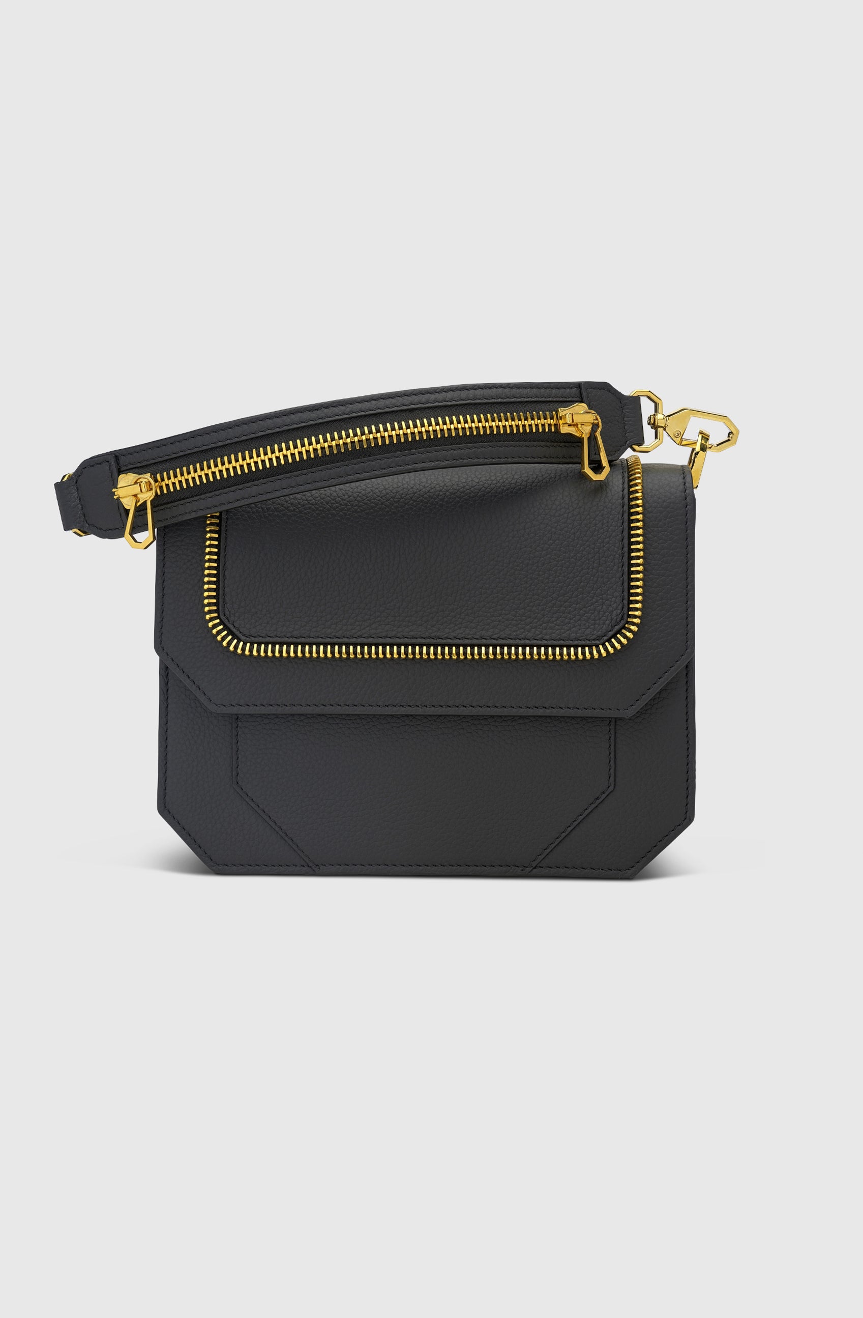 Ms Paris Bag Calf - Black/Gold