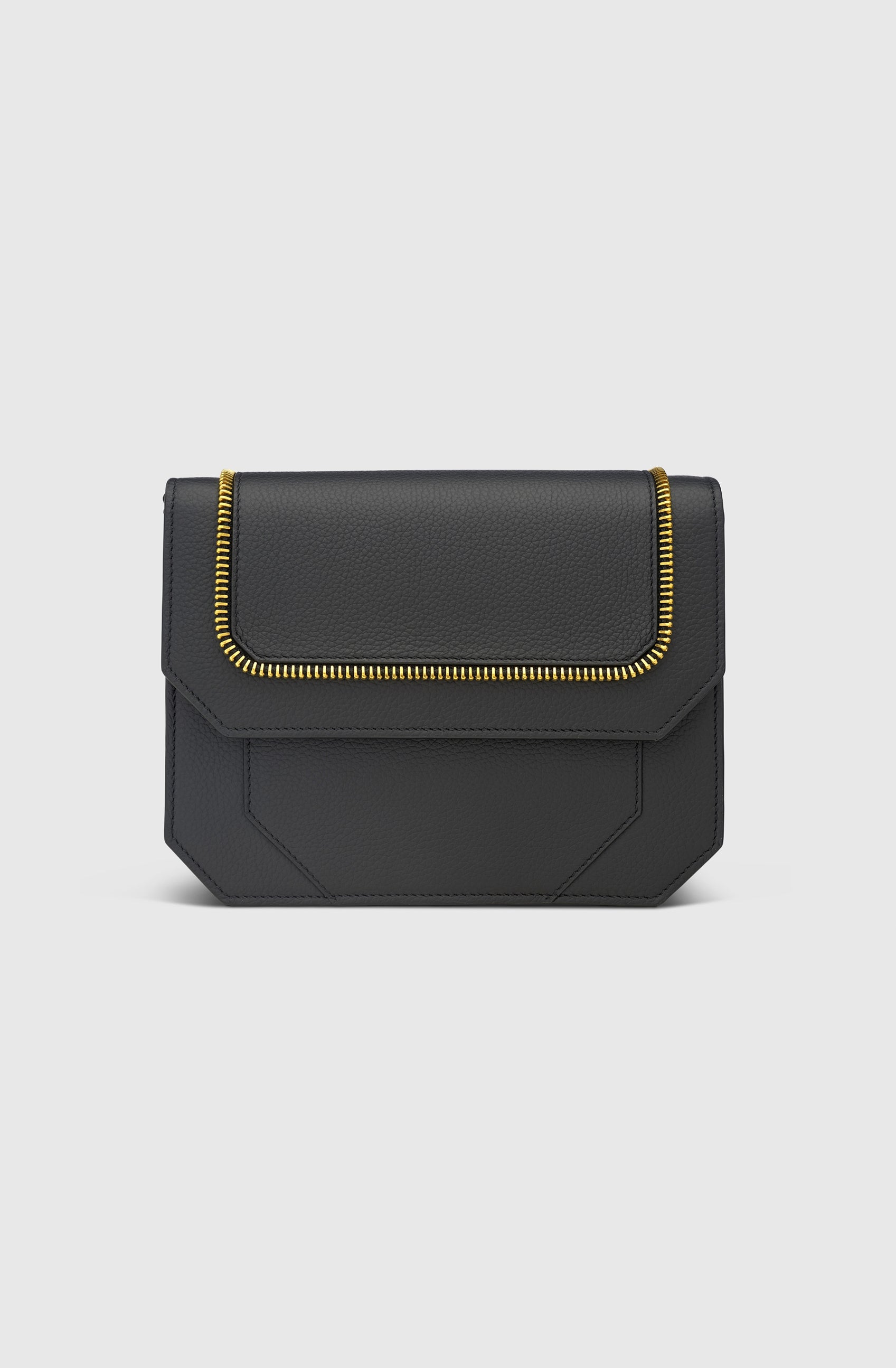 Ms Paris Bag Calf - Black/Gold