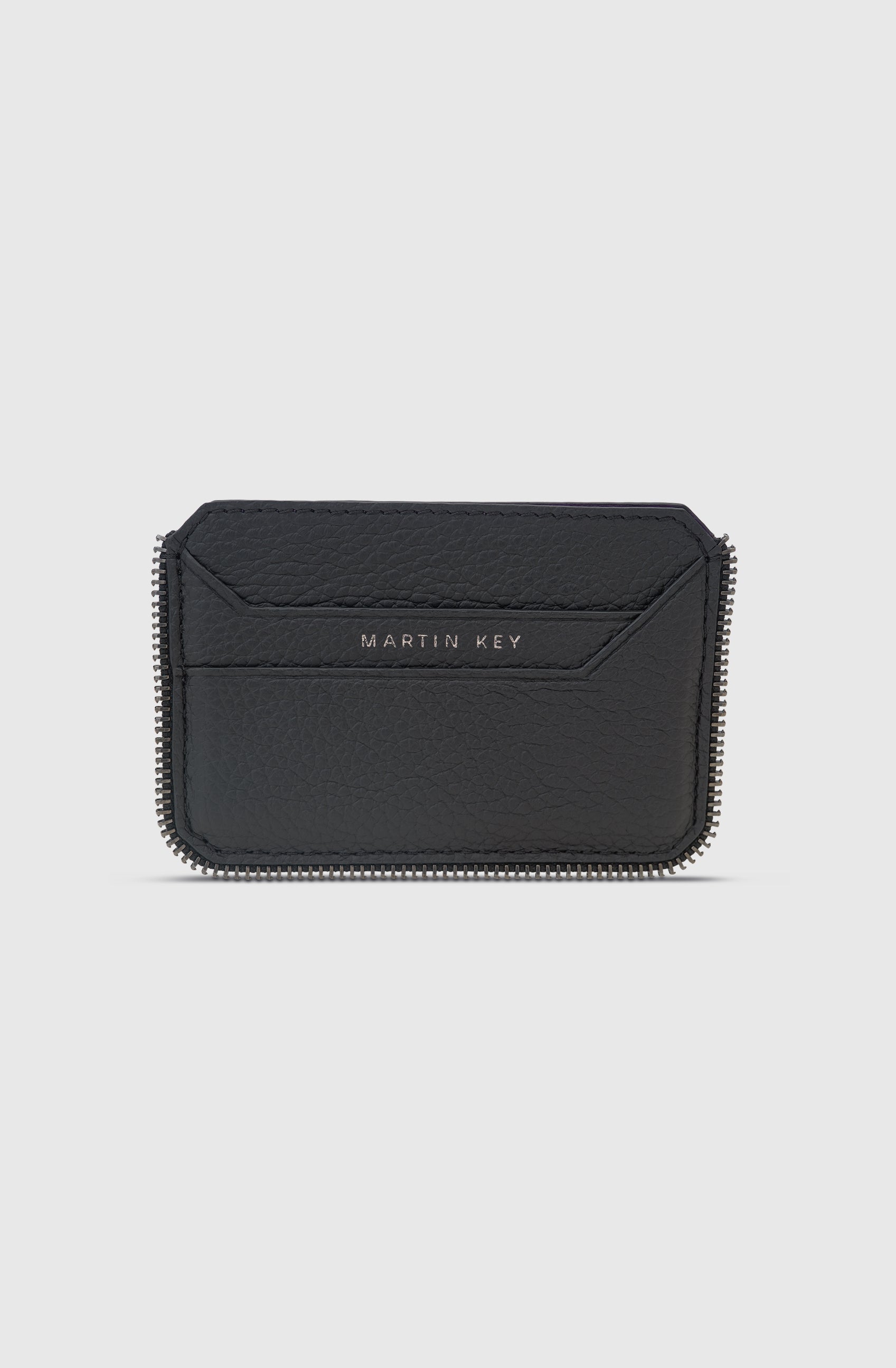 Mr Milano Cardholder Calf - Black/GM