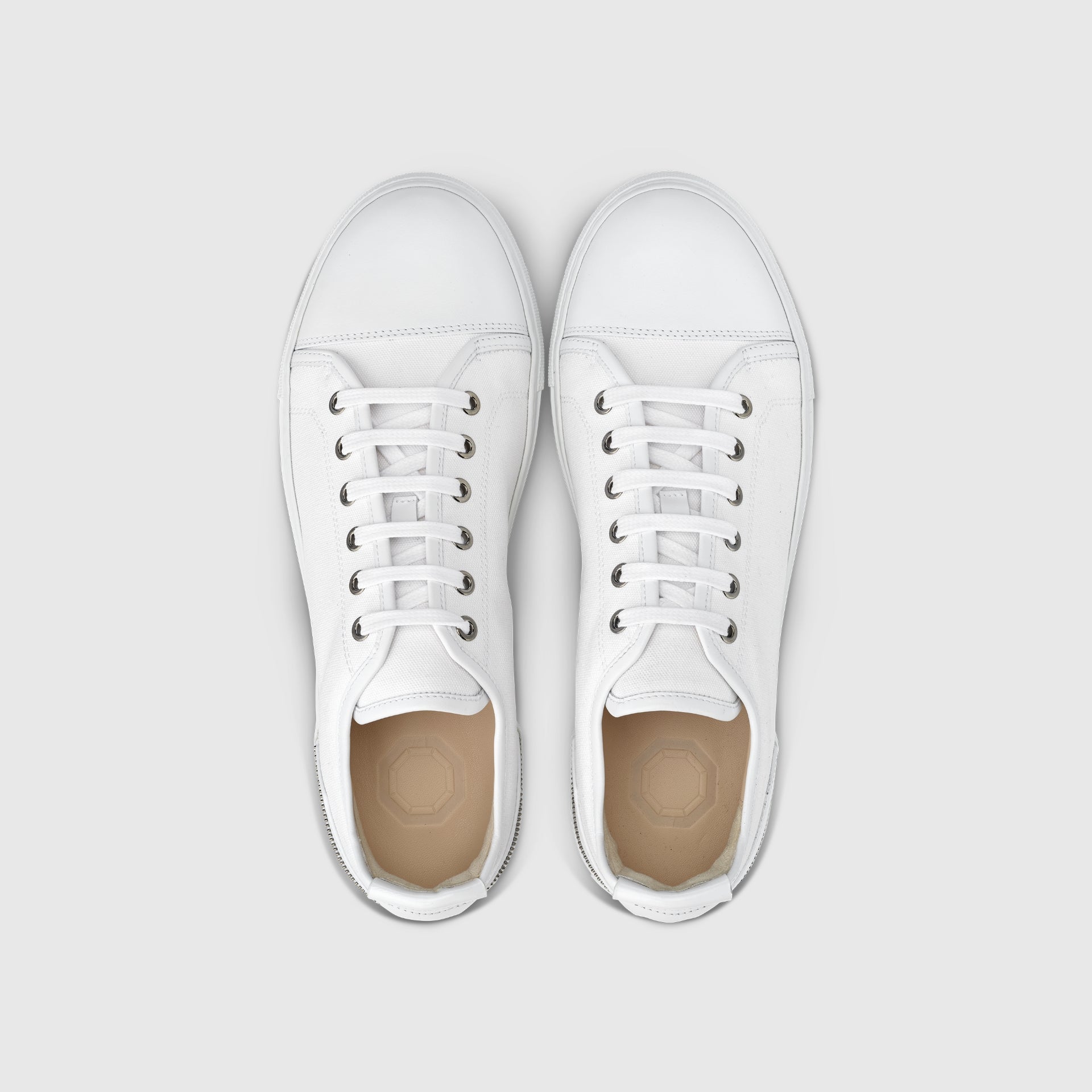 Low canvas sneakers - White GM