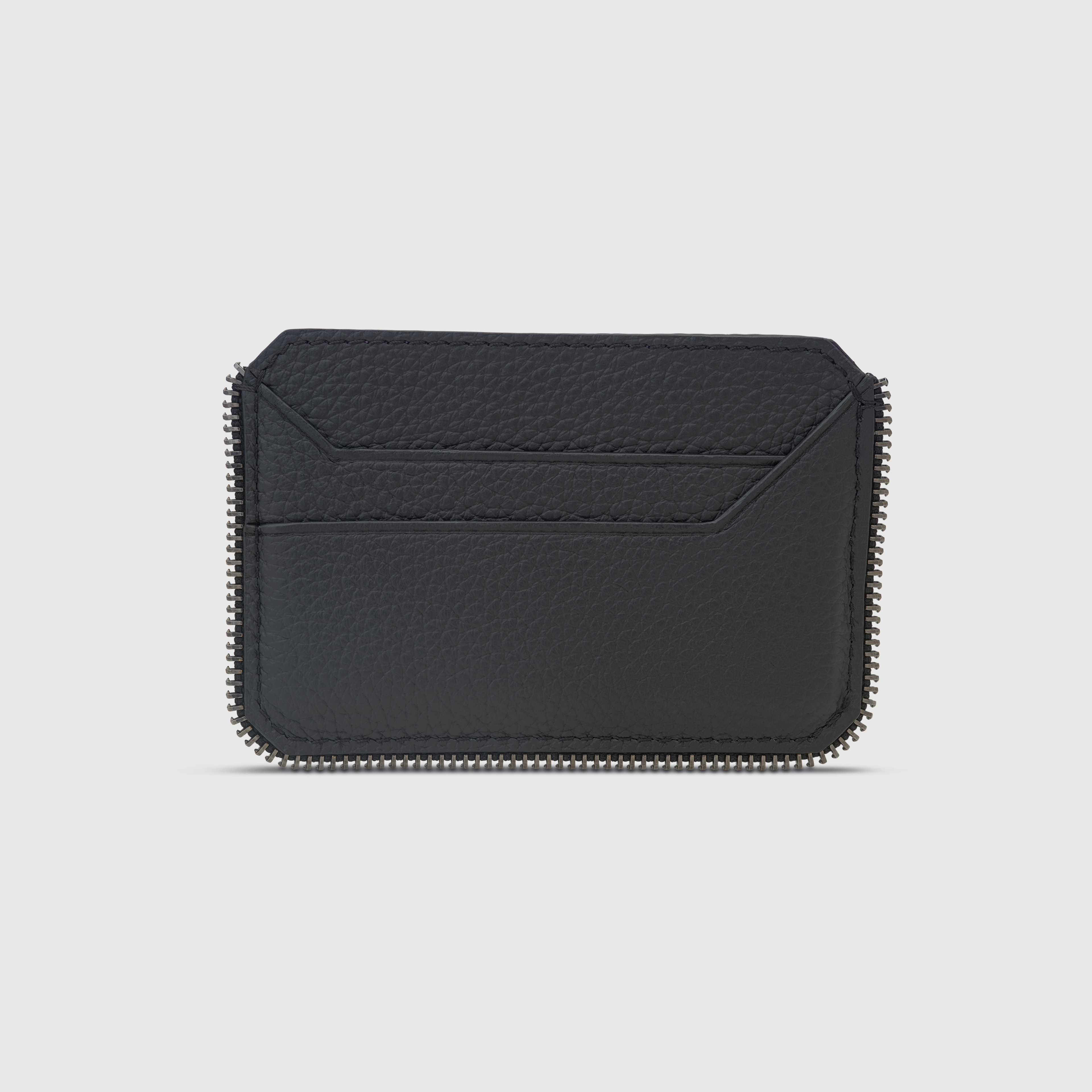 Mr Milano Cardholder Calf - Black/GM