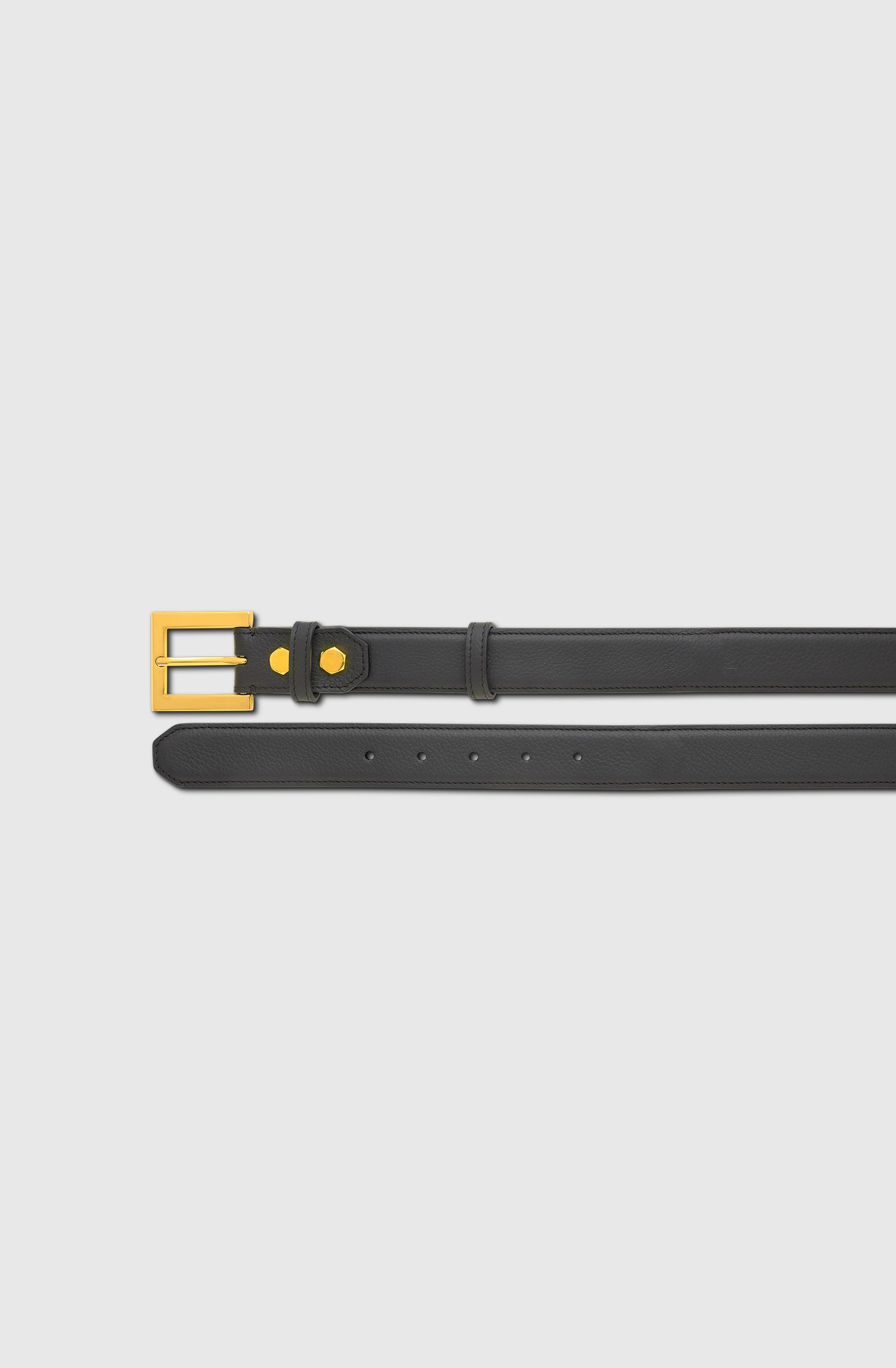 Mr London Belt Calf Black/Gold