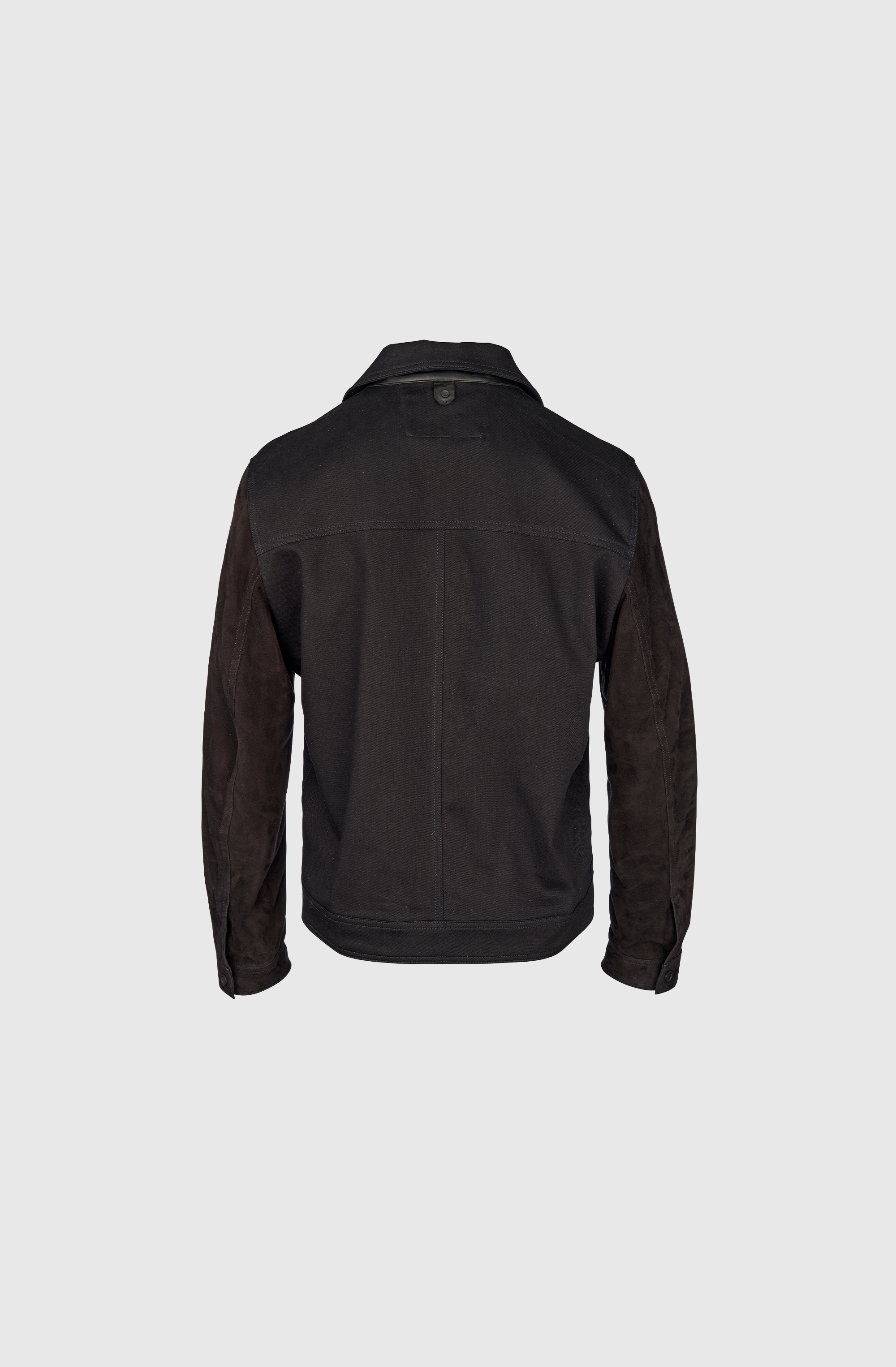 Mr Lyon Jacket Denim Suede
