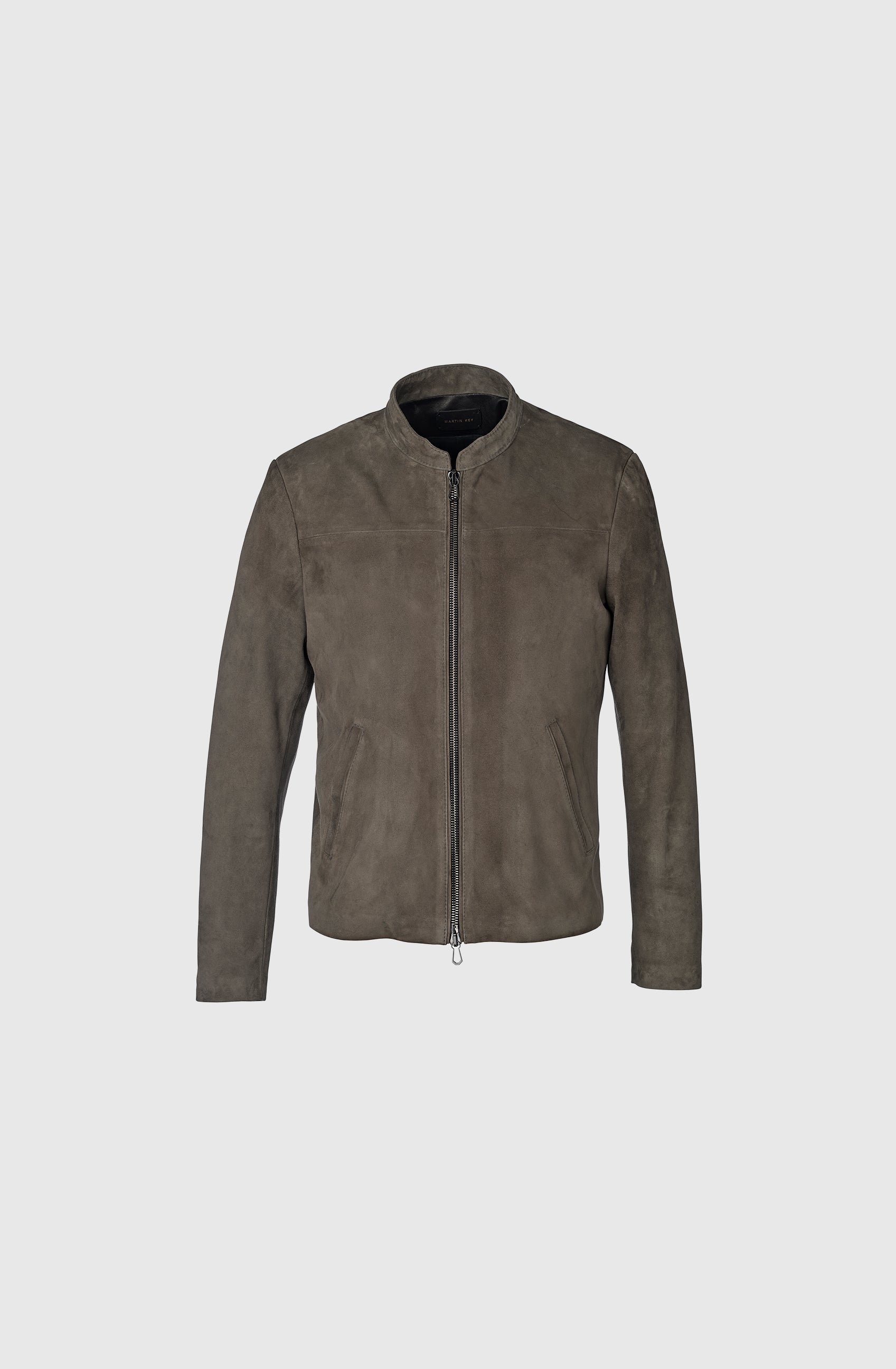 Mr Östermalm Jacket Suede - Grey