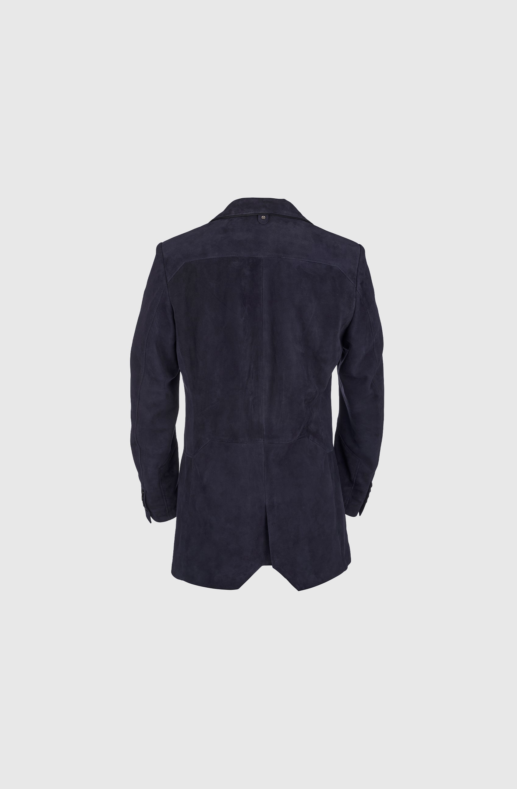 Mr Turin Coat Lux Suede - Navy