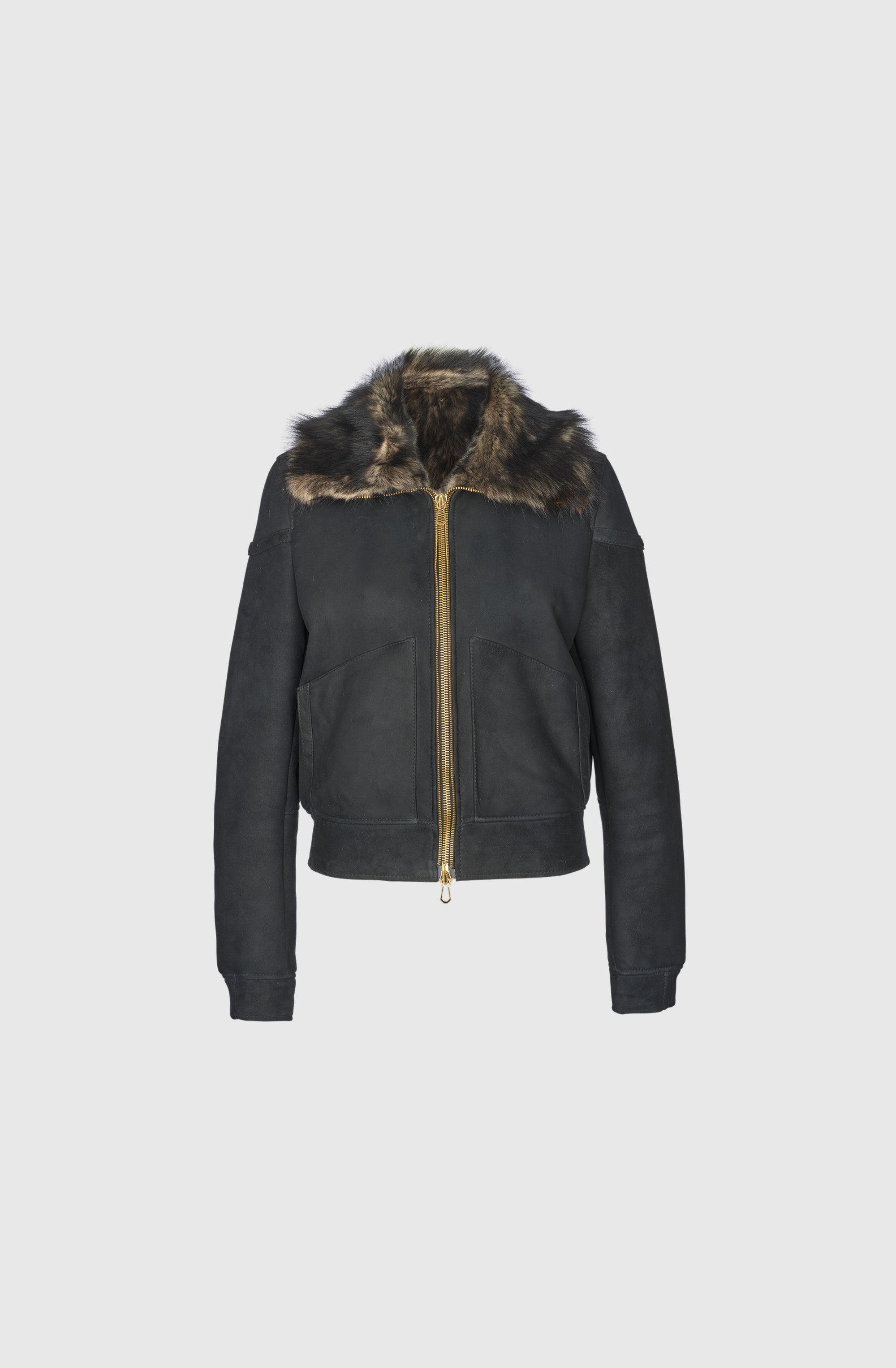 Ms Calgary Jacket Merino Wool - Black
