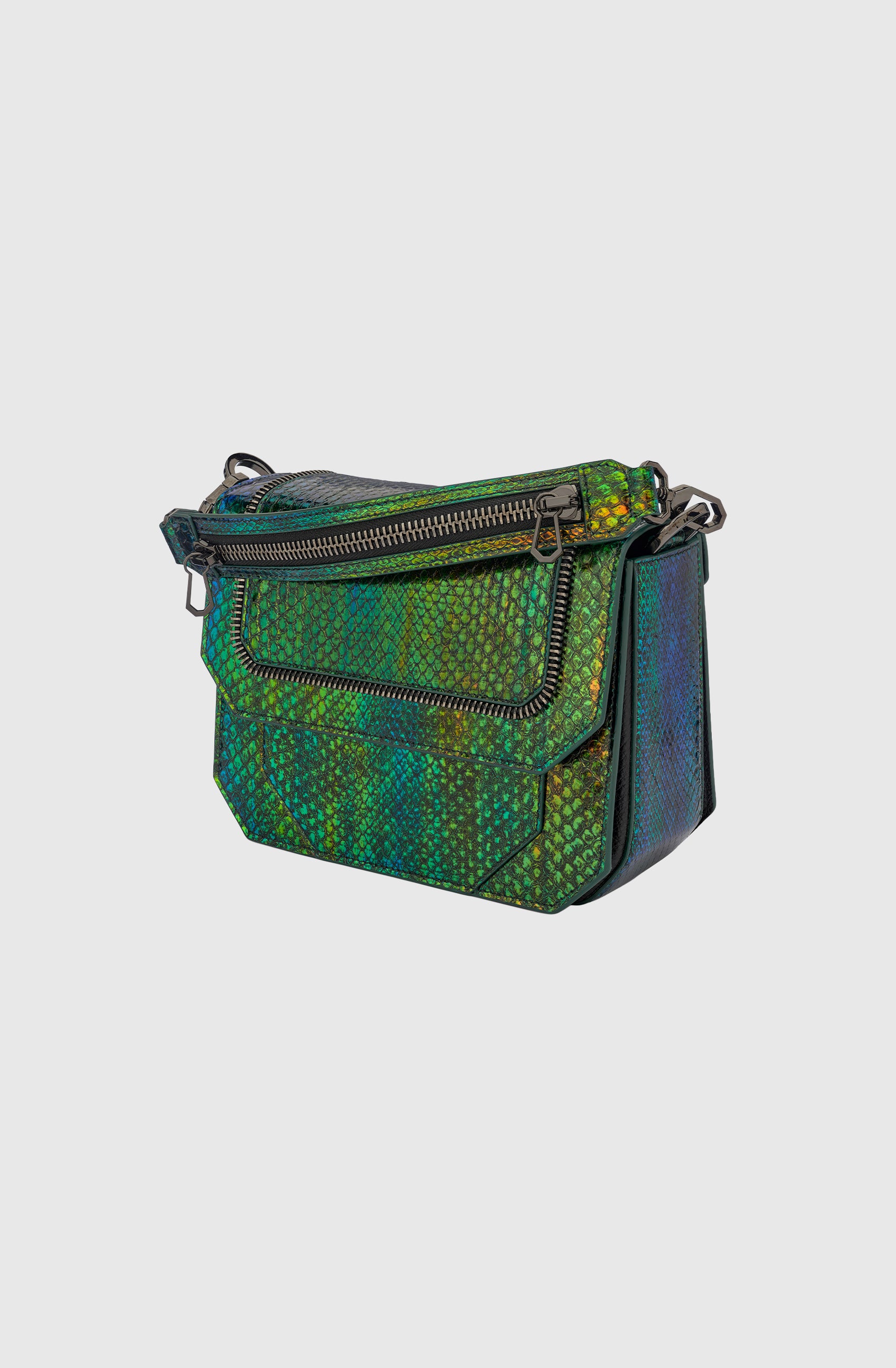 Ms Paris Bag Python Kafer/Gun Metal