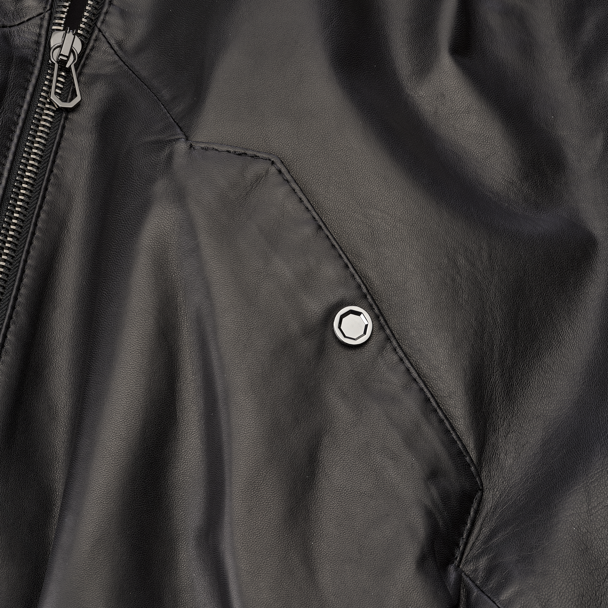 Leather jacket - London Bomber Martin Key