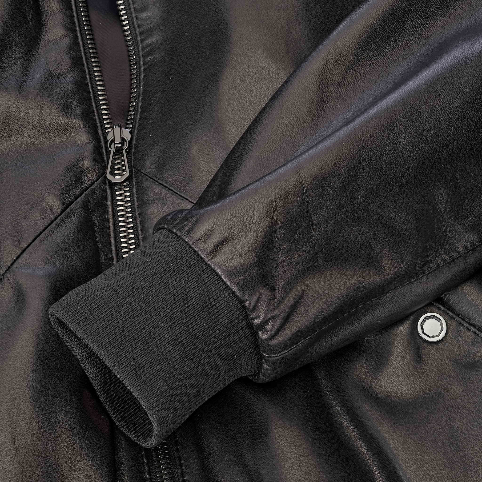 Leather jacket - London Bomber Martin Key