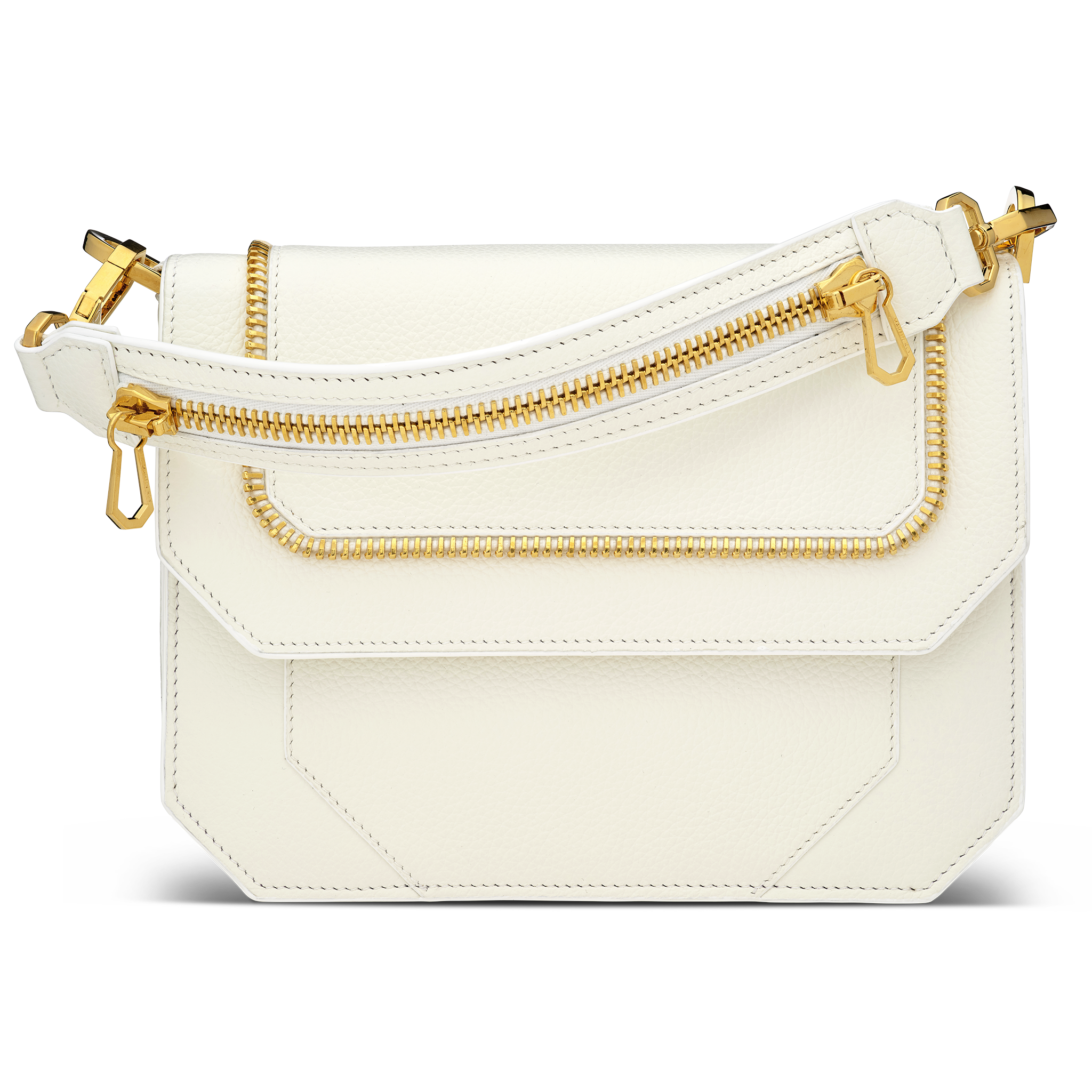 Paris bag white gold