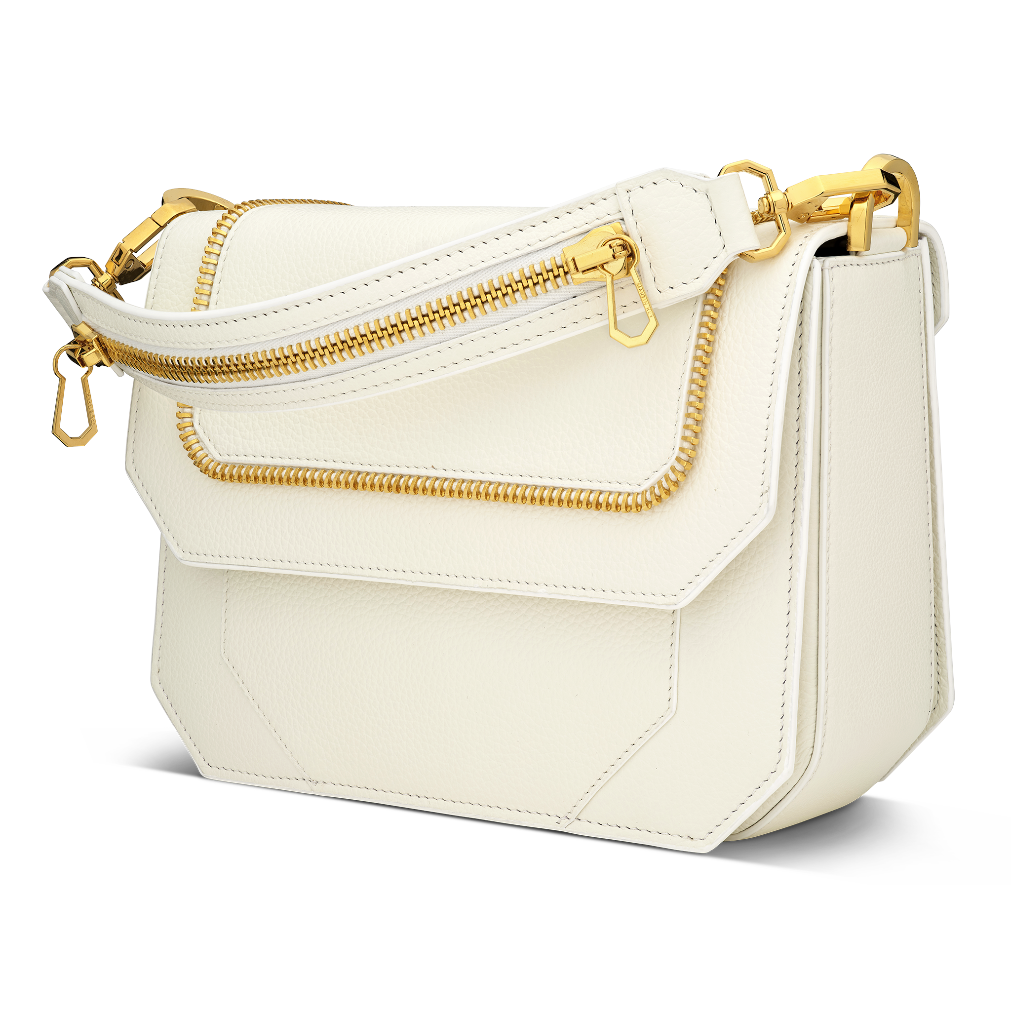 Paris bag white gold