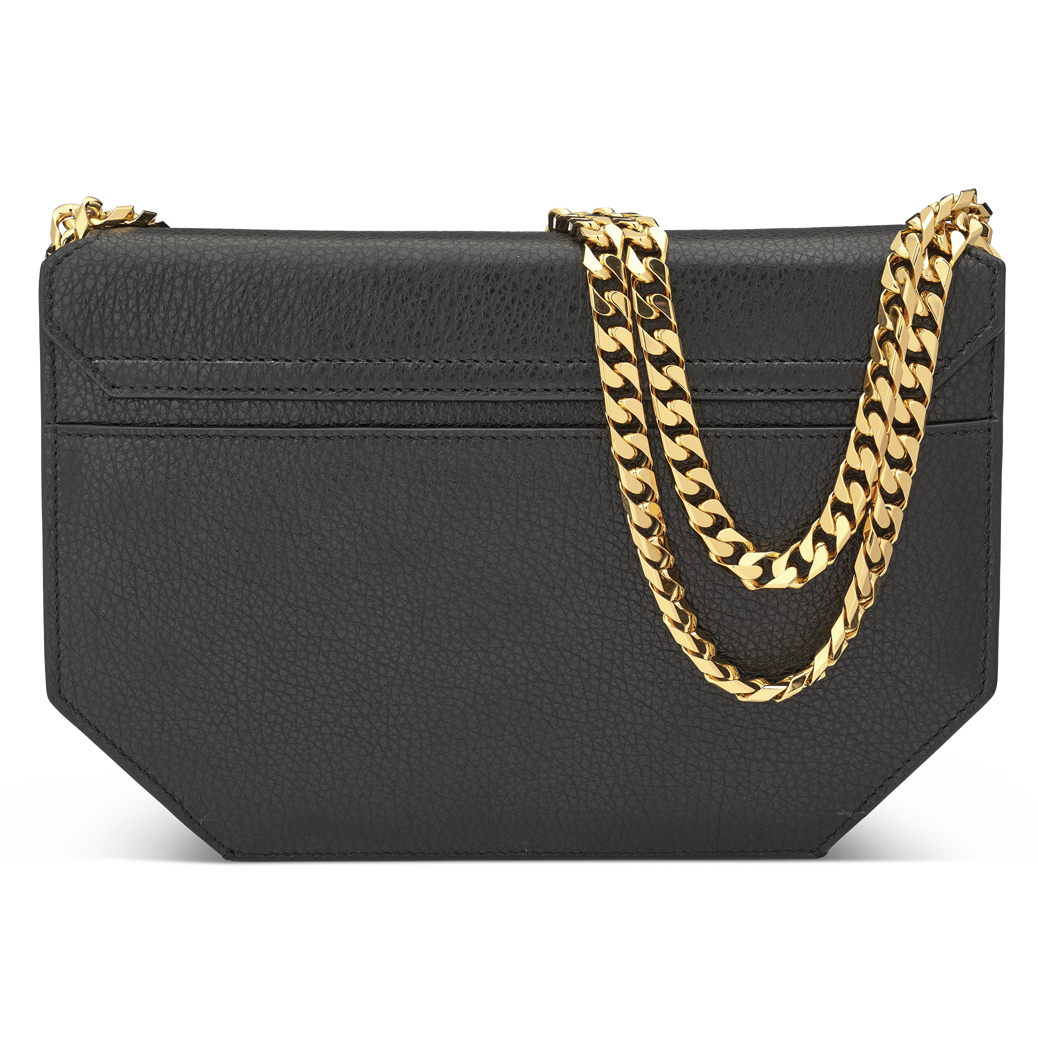 Envelopve clutch calf black gold